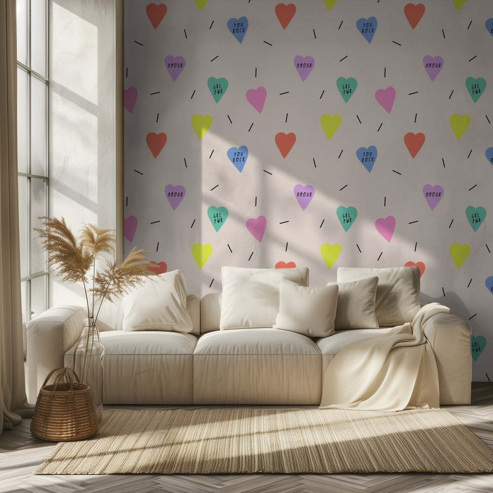 Girl Power (pattern design) | Wallpaper