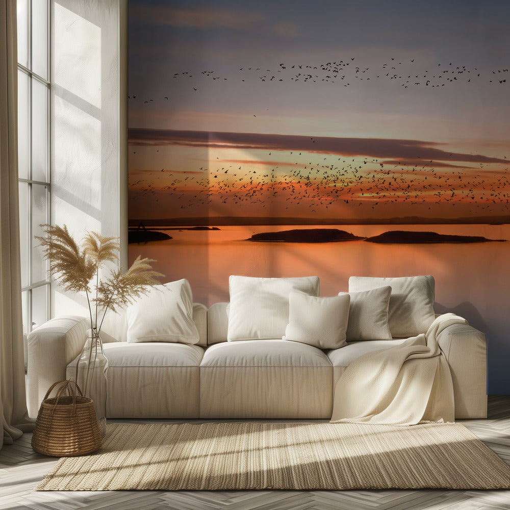 al atardecer | Papel Pintado Fotográfico