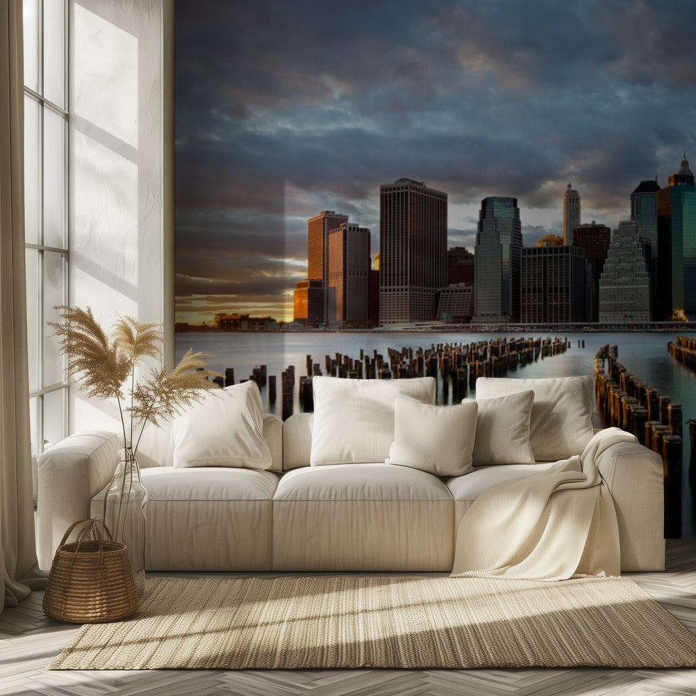 Horizonte de la ciudad de Nueva York | Papel Pintado Fotográfico