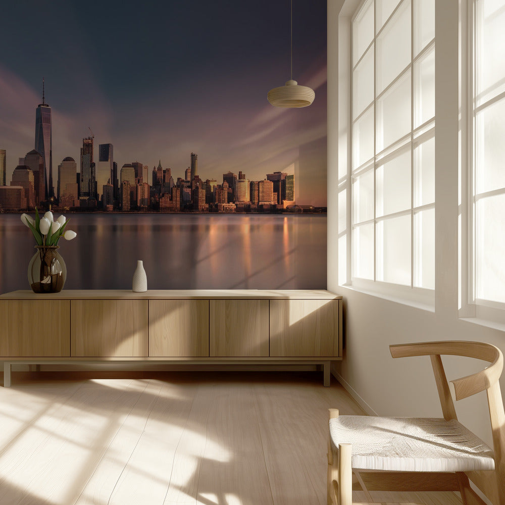 Manhattan dorado | Papel Pintado Fotográfico