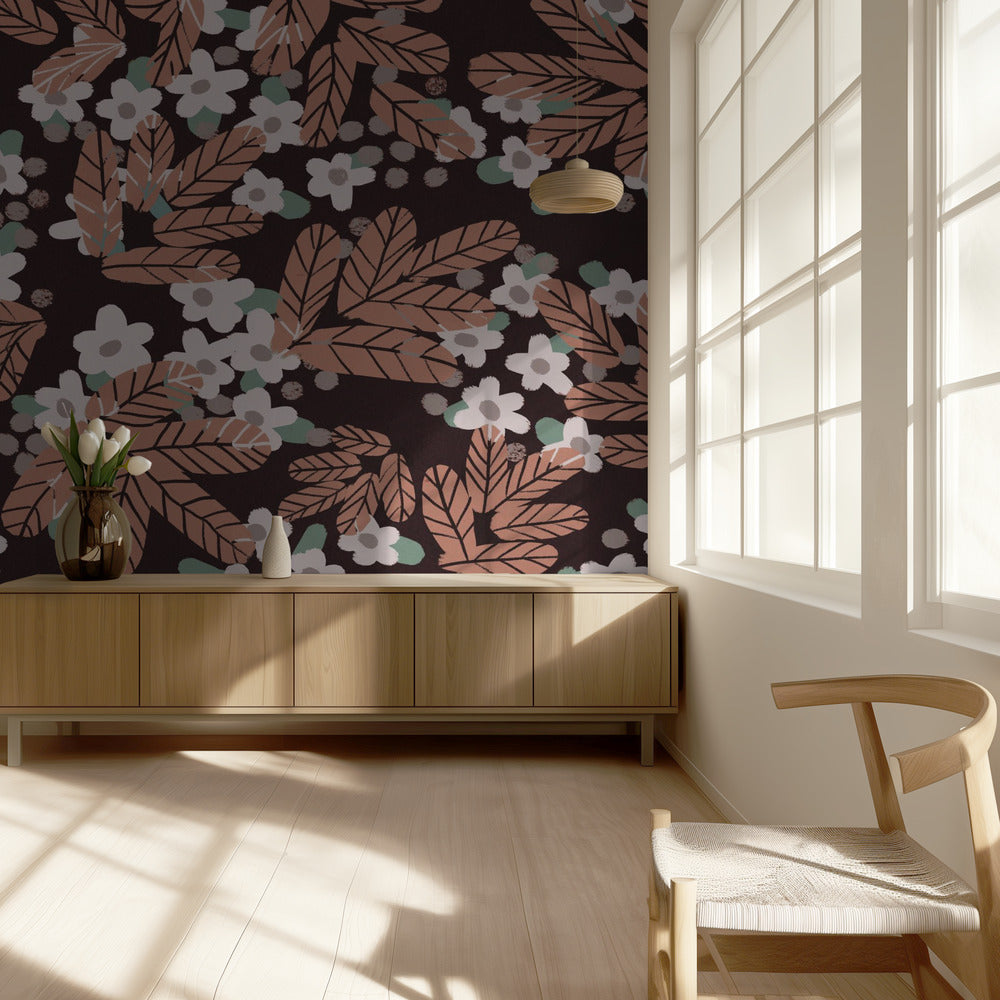 Flores de otoño | Papel Pintado Fotográfico