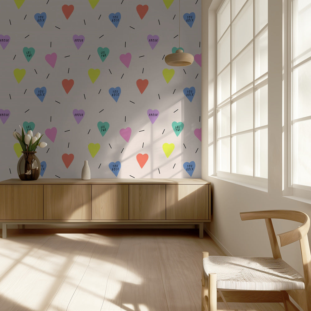 Girl Power (pattern design) | Wallpaper
