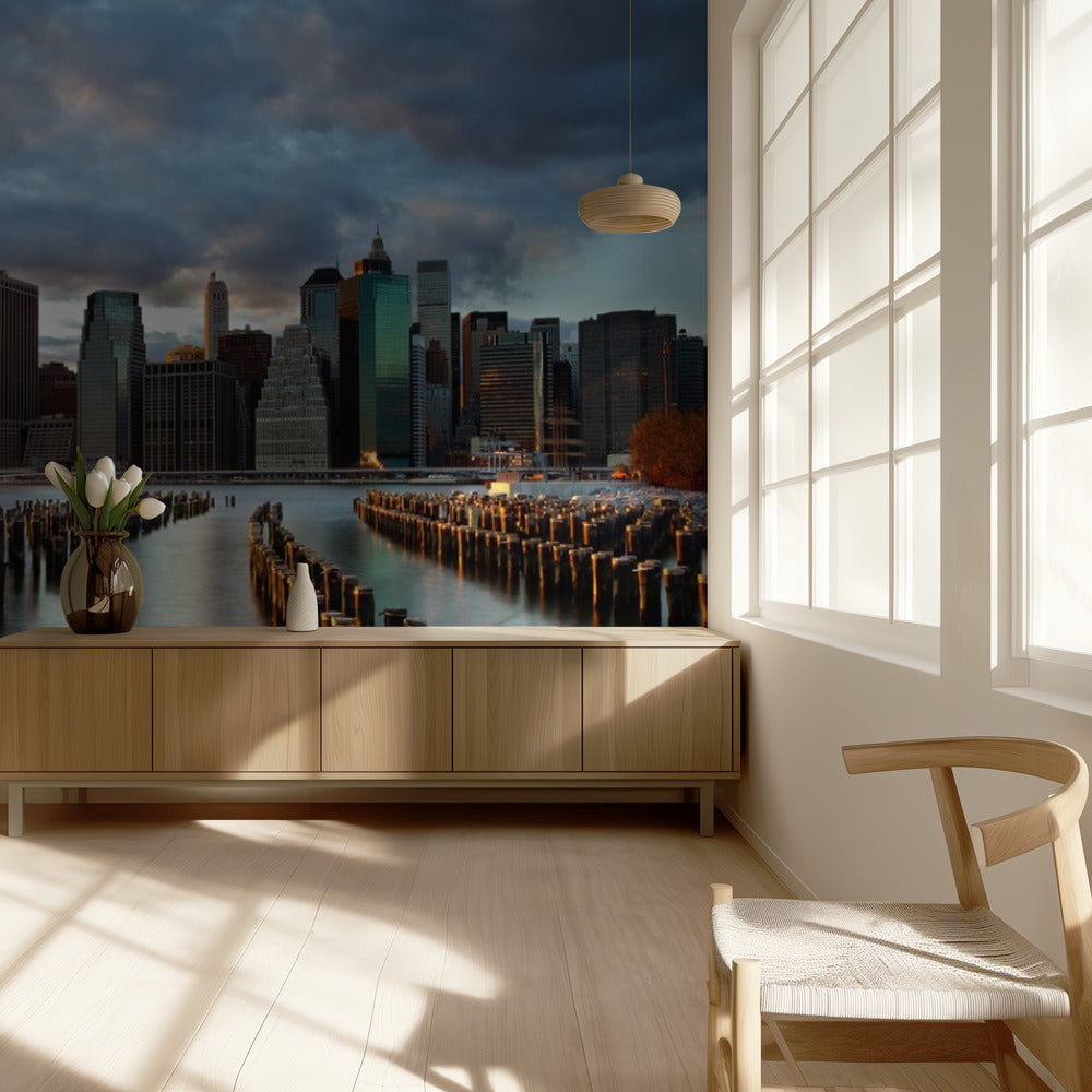 Horizonte de la ciudad de Nueva York | Papel Pintado Fotográfico