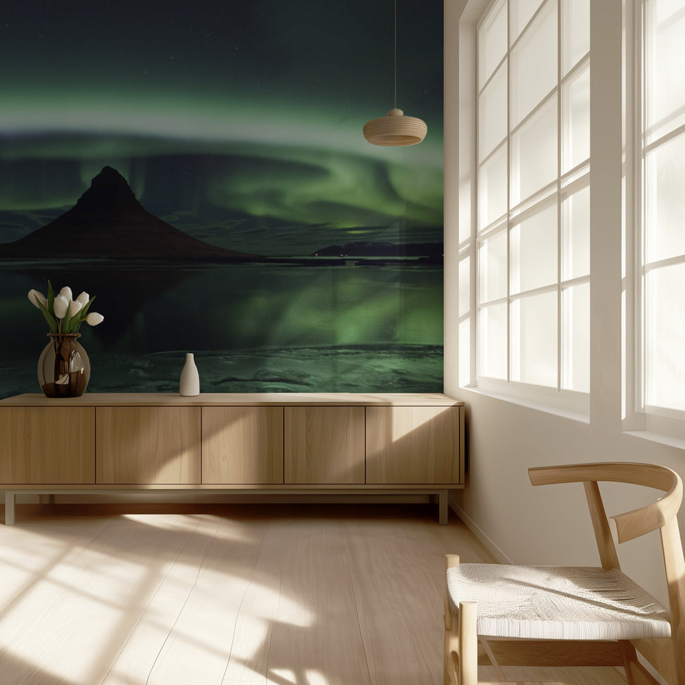 Kirkjufell Aurora | Valokuvatapetit