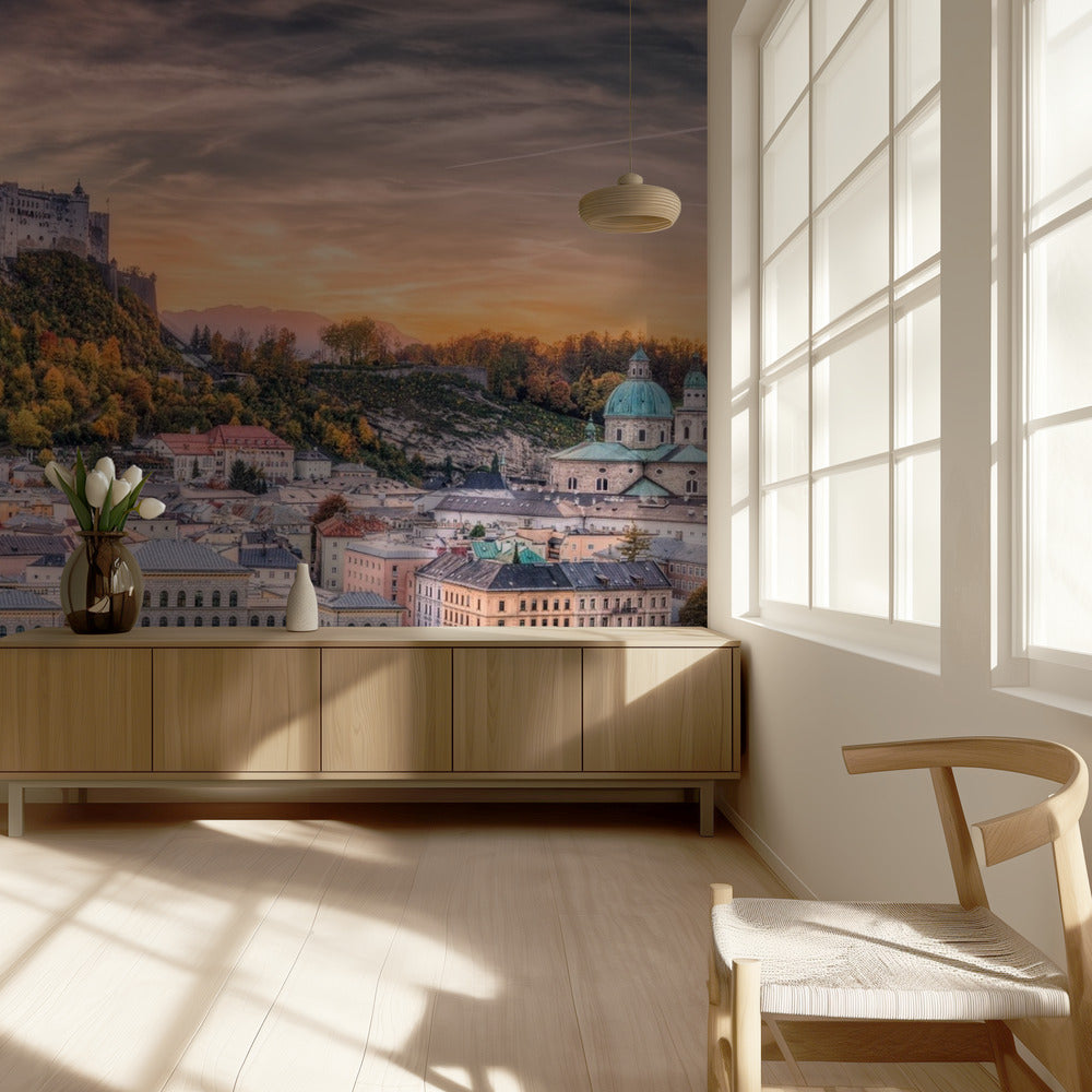 Salzburg i efterårsfarver | Fototapeter
