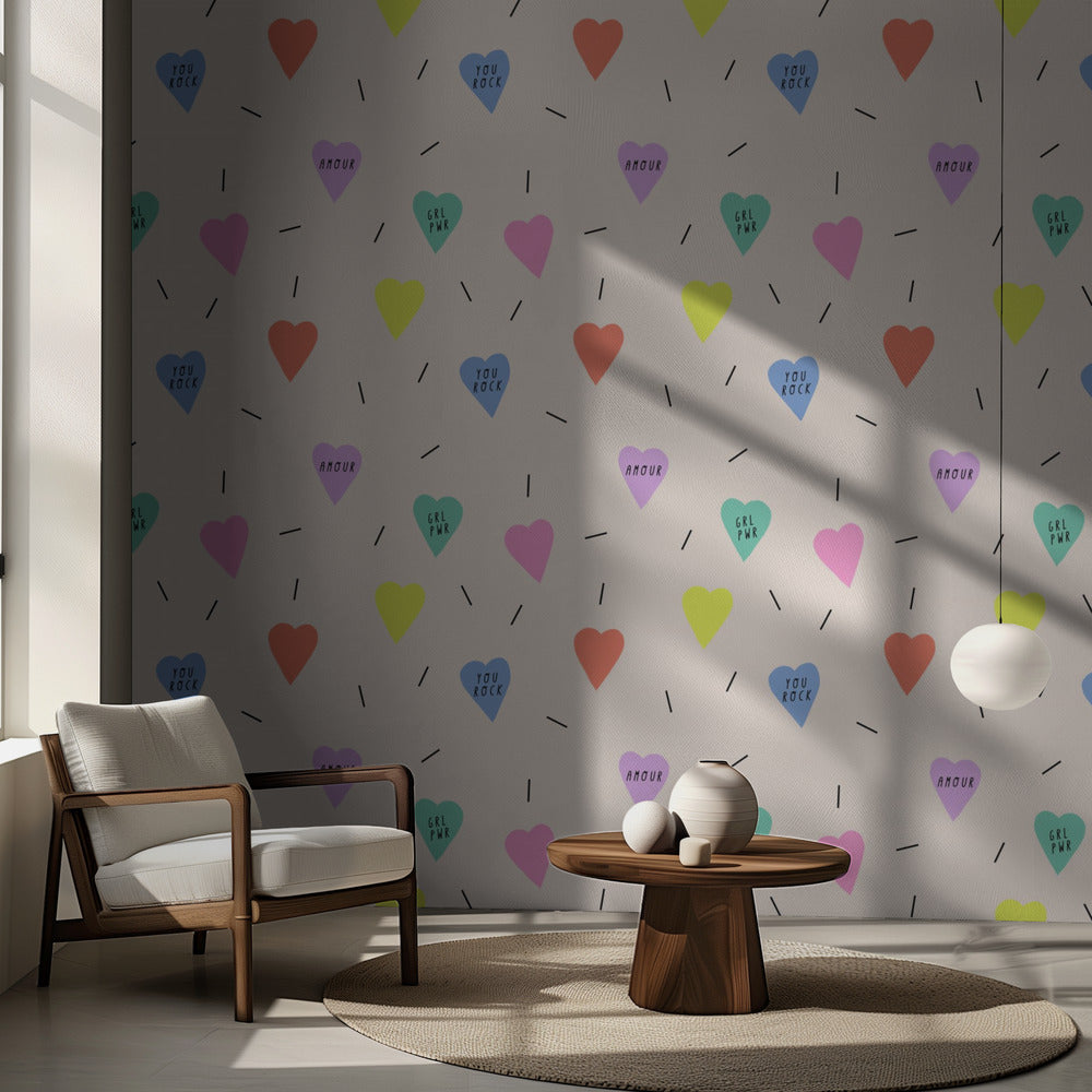 Girl Power (pattern design) | Wallpaper