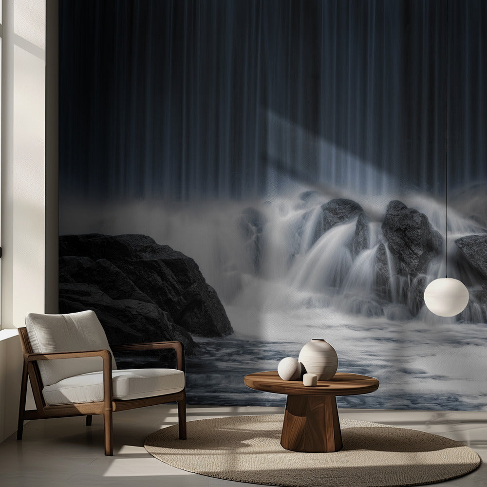 The Blue Curtain | Wallpaper