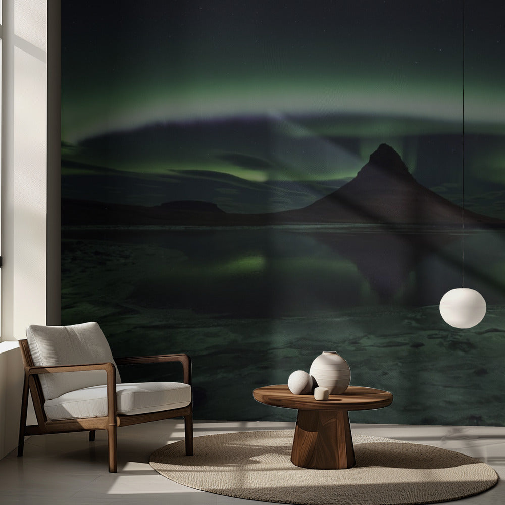 Kirkjufell Aurora | Valokuvatapetit