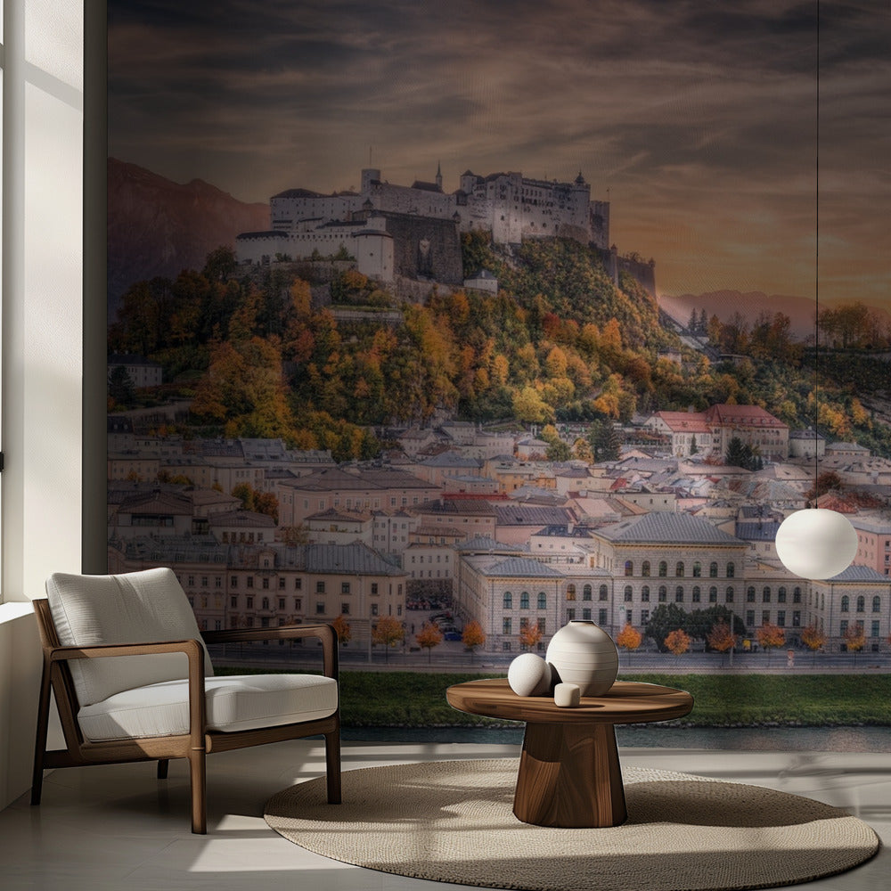 Salzburg i efterårsfarver | Fototapeter