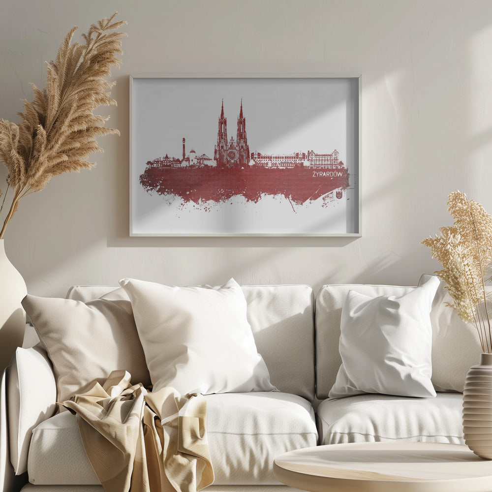 Żyrardów Poland Skyline City Art (3) | Poster