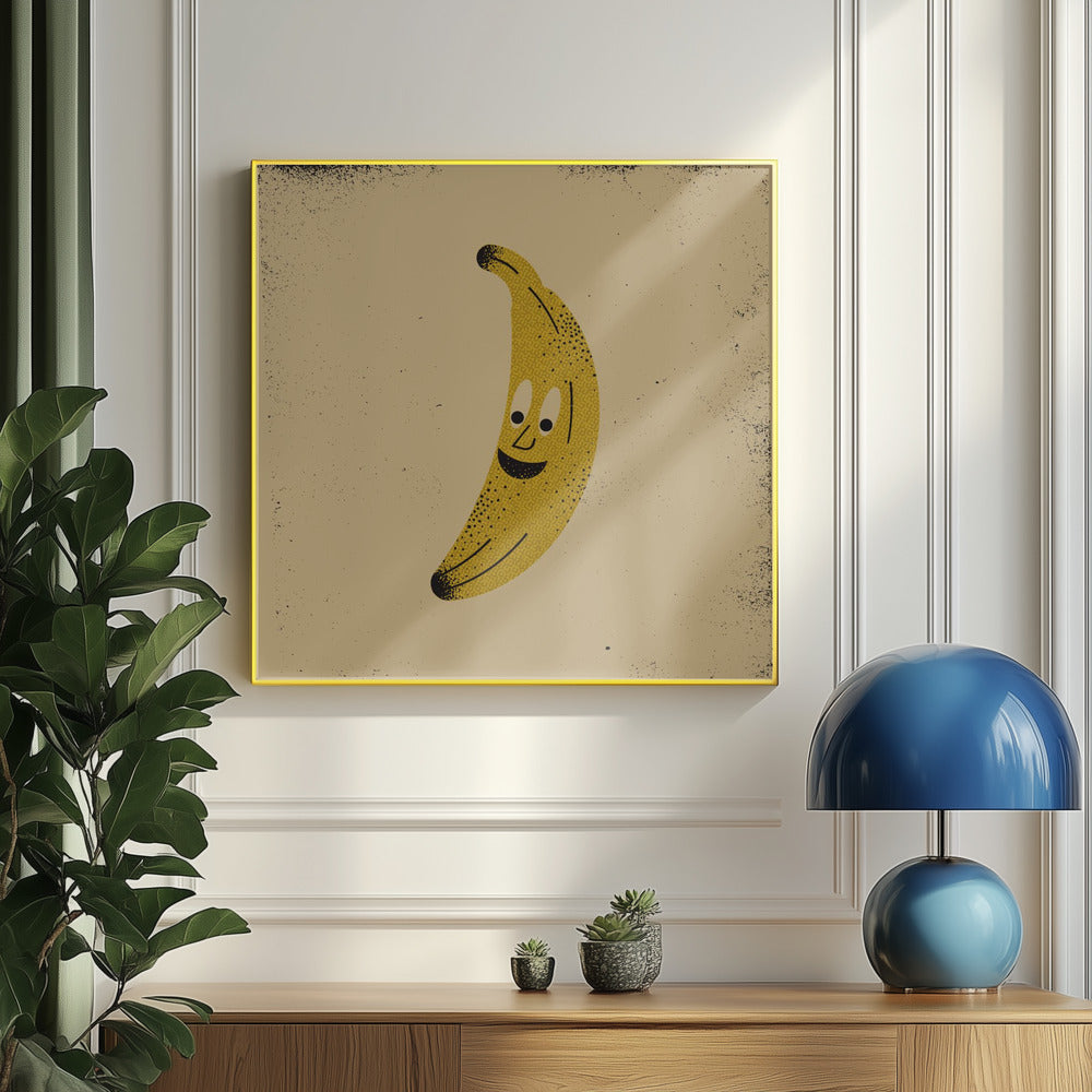 Plátano feliz | Posters - Impresiones de Arte