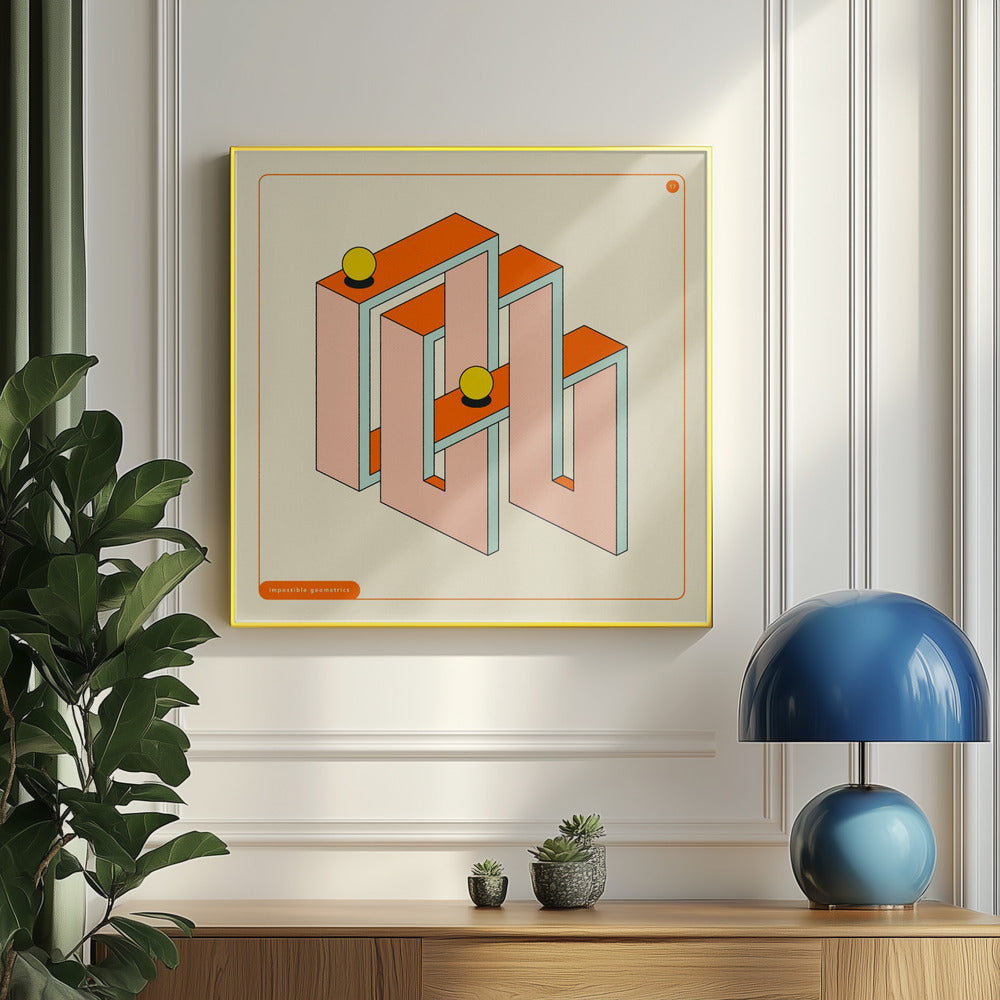 Niemożliwa geometria 17 | Plakaty - Wydruki Artystyczne