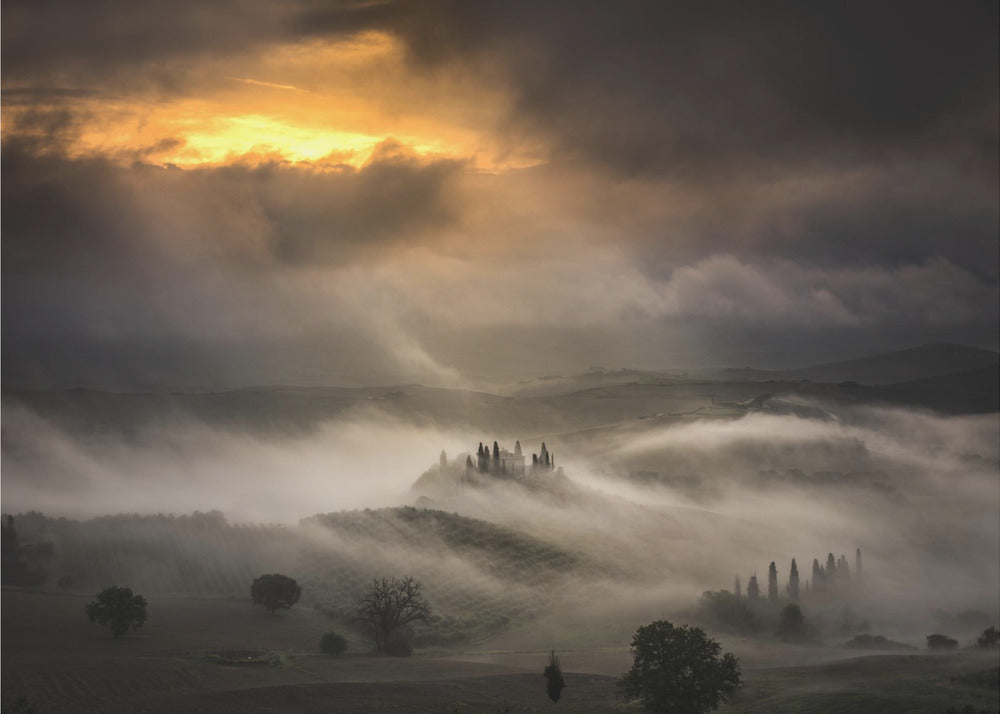 Onde di nebbia | Carta da Parati Fotografica