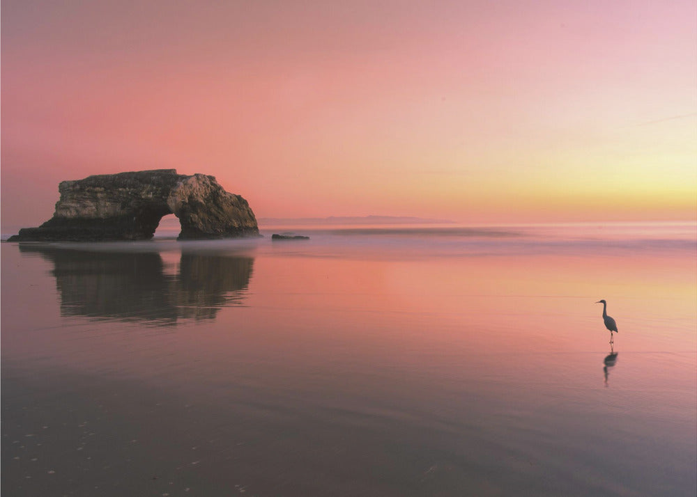 Zachód słońca przy Natural Bridge-2 | Fototapeta
