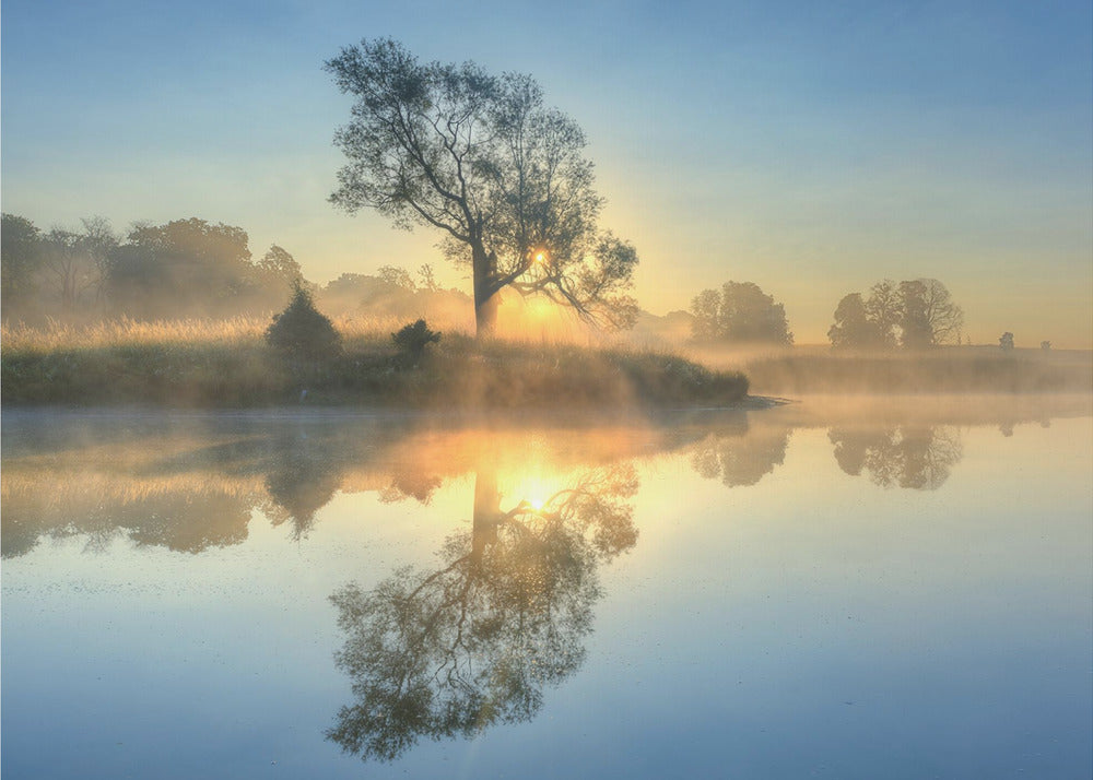 Morgonreflektion | Fototapet