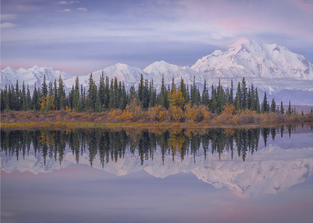 Reflexión sobre Denali | Papel Pintado Fotográfico