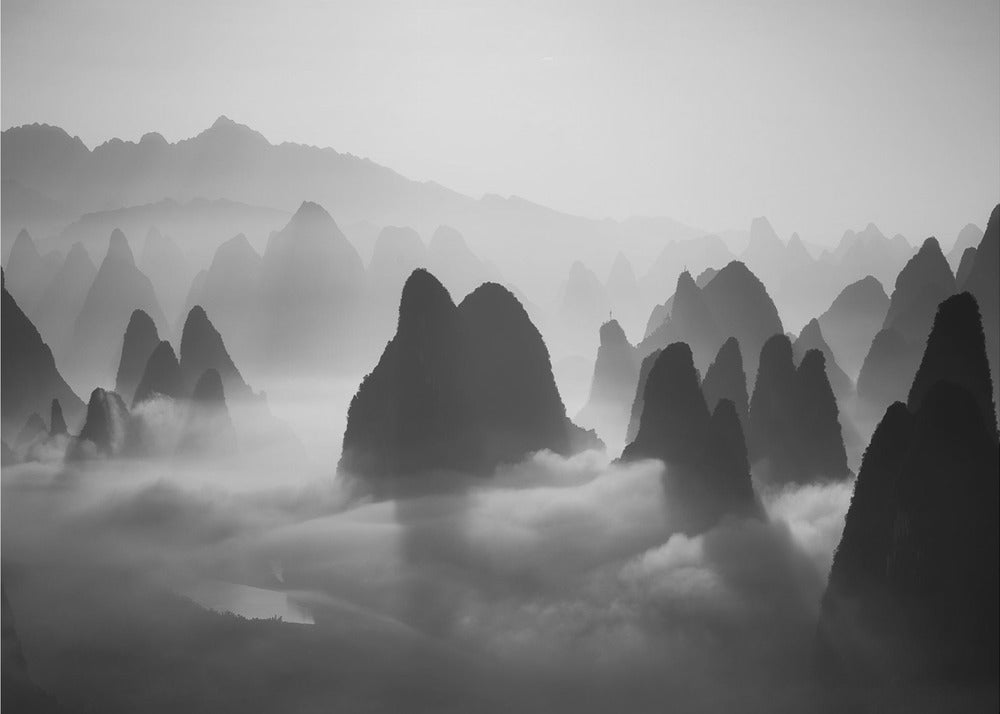 Dans les nuages | Papier Peint Photo