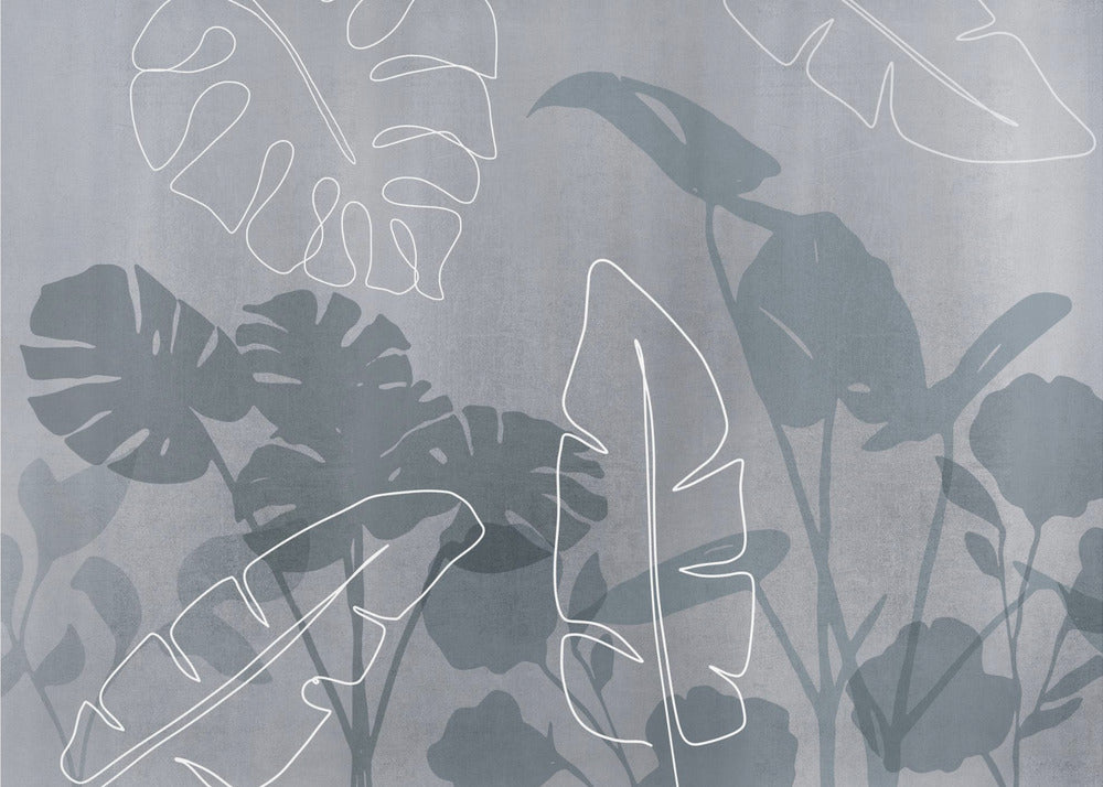 Abstrakt botanisk och linje | Fototapet