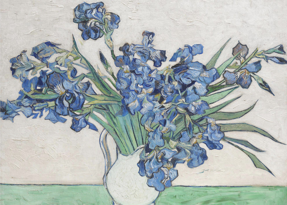 Irysy Vincenta Van Gogha (1890). | Wydruki na łótnie