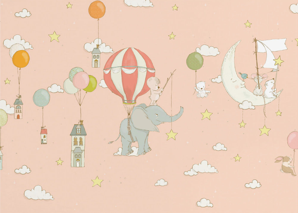 Sueño de elefante_Peachy | Papel Pintado Fotográfico