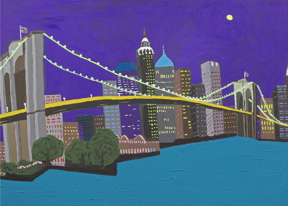 Ponte di Brooklyn | Stampe su Tela