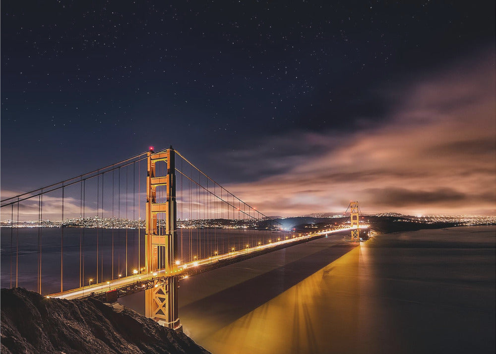 Dal Golden Gate alle stelle | Carta da Parati Fotografica