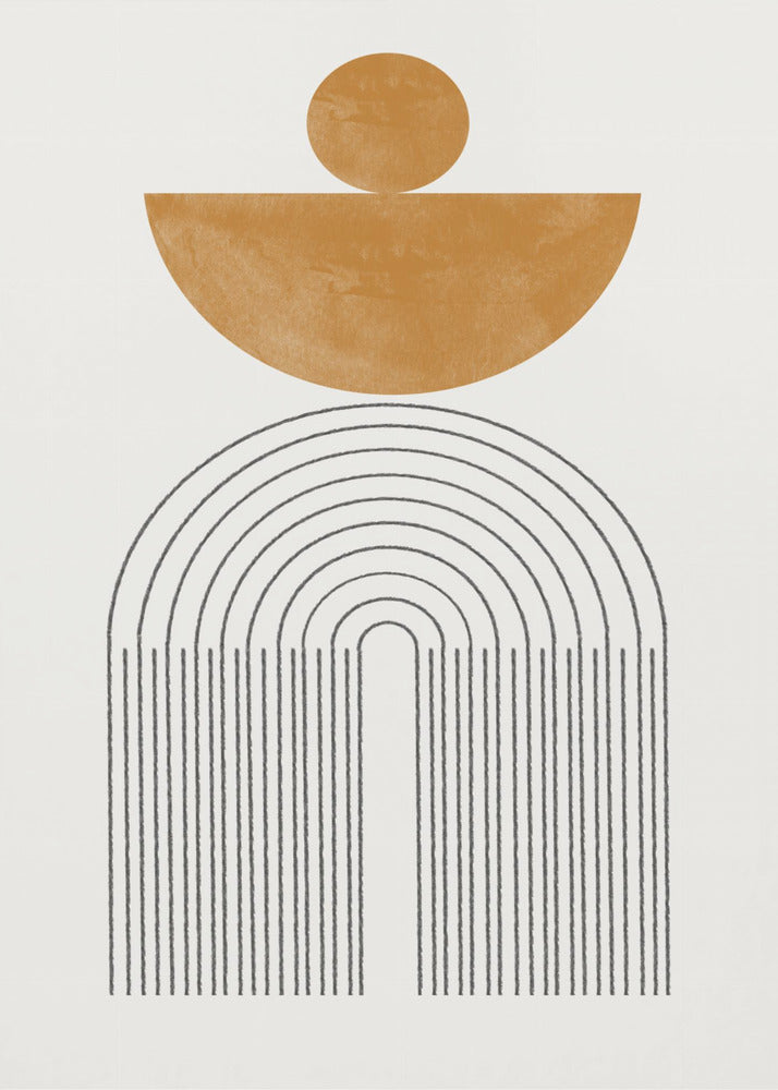Bågekomposition nr 7. | Canvas