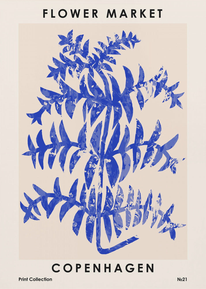 Blomstermarked. København | Plakater - Kunsttrykk