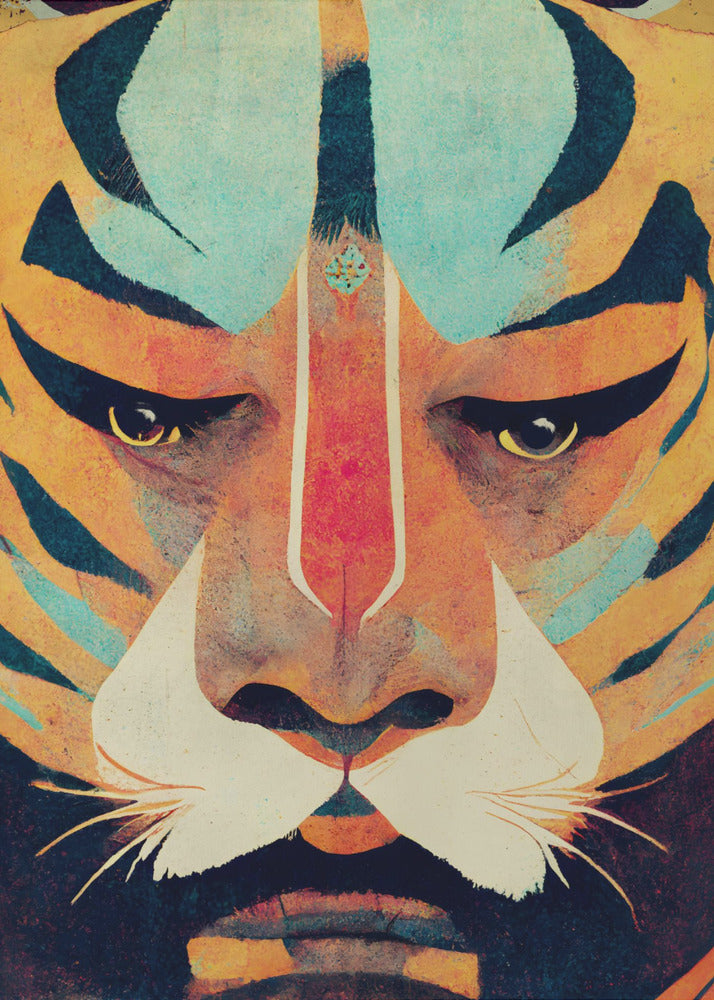 Stærk Tiger | Lærredsbilleder