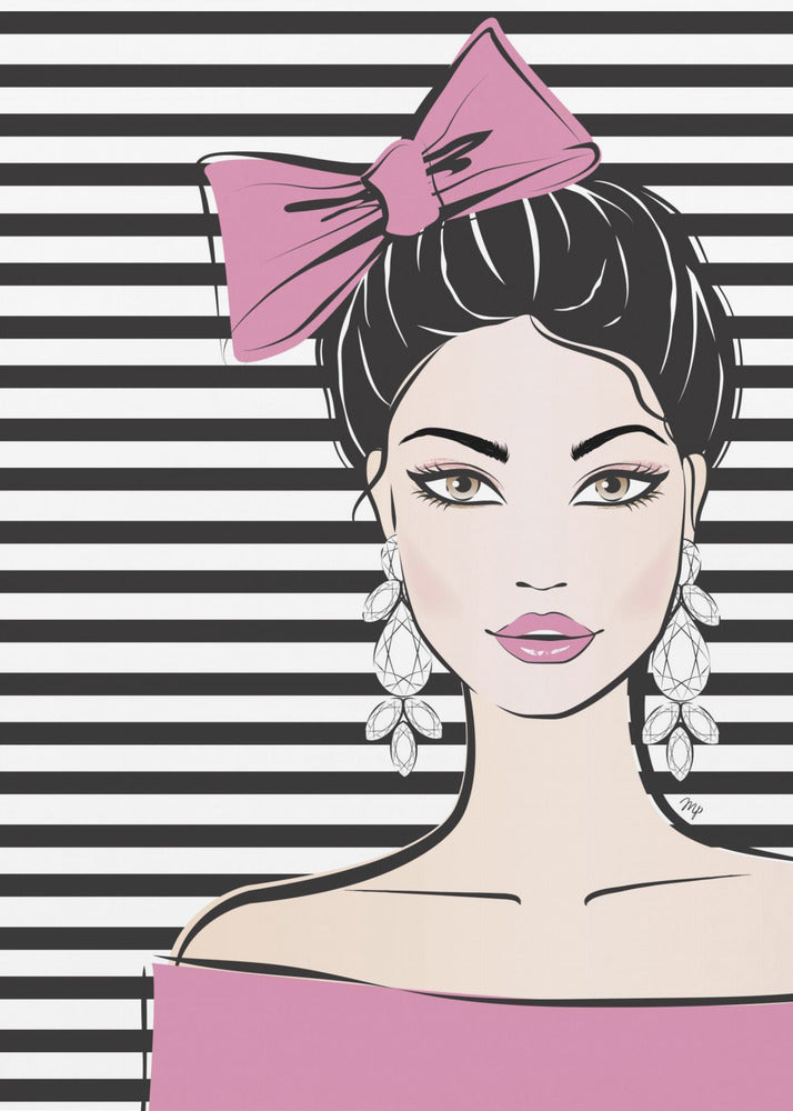 Striped Elegance | Canvas