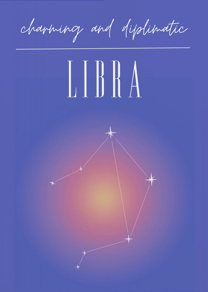 Libra Zodiac Print Art | Poster