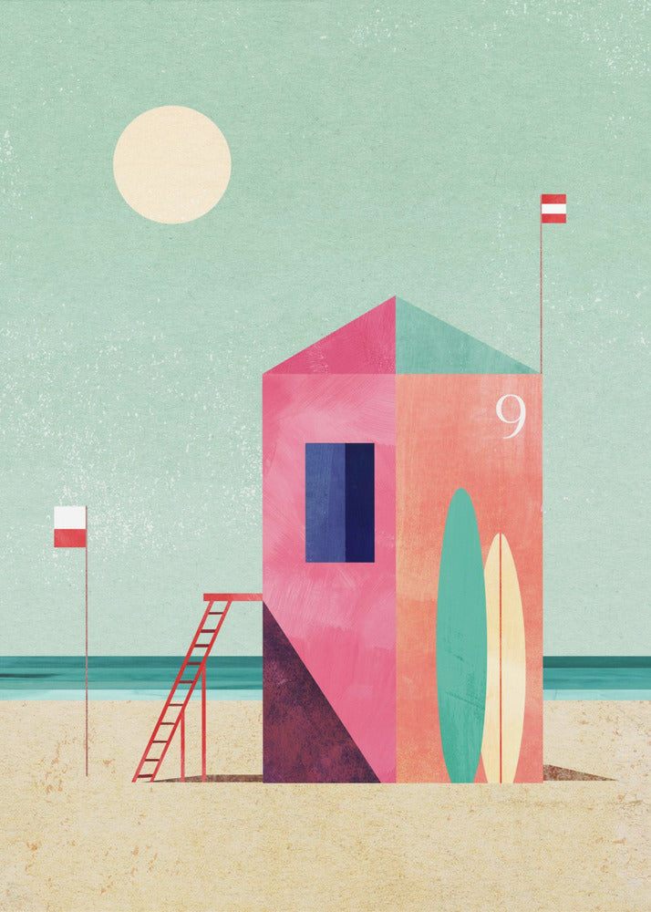 Capanna da surf | Stampe su Tela