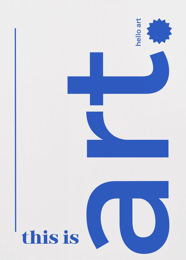 Bonjour la typographie audacieuse | Tableaux sur Toile