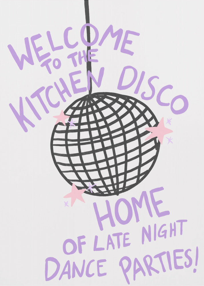 Atmosfere da discoteca in cucina | Stampe su Tela