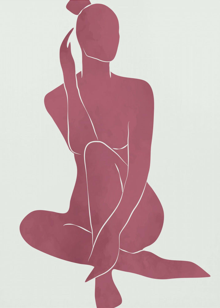 Henri Matisse Donna Minimale #3 | Stampe su Tela