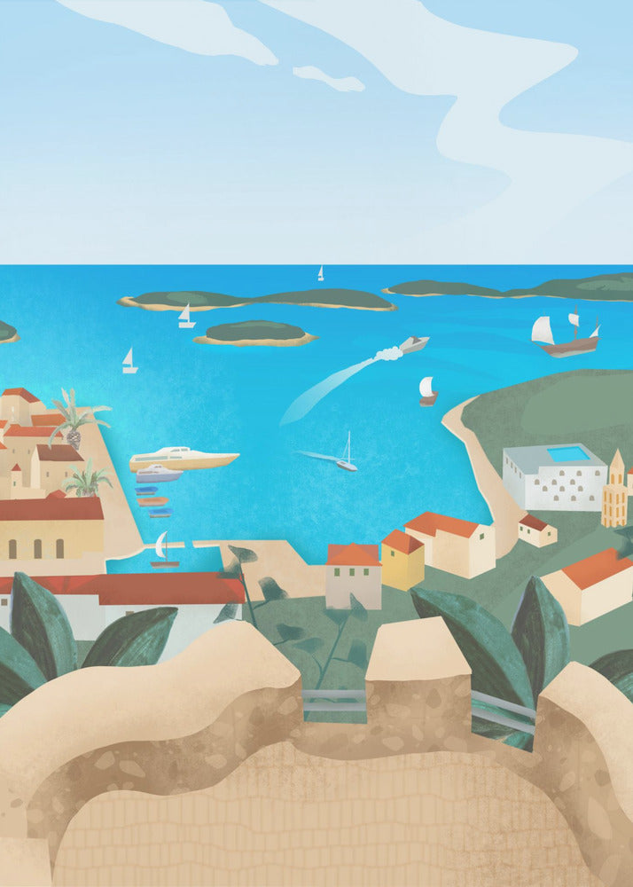 Isola di Hvar | Stampe su Tela