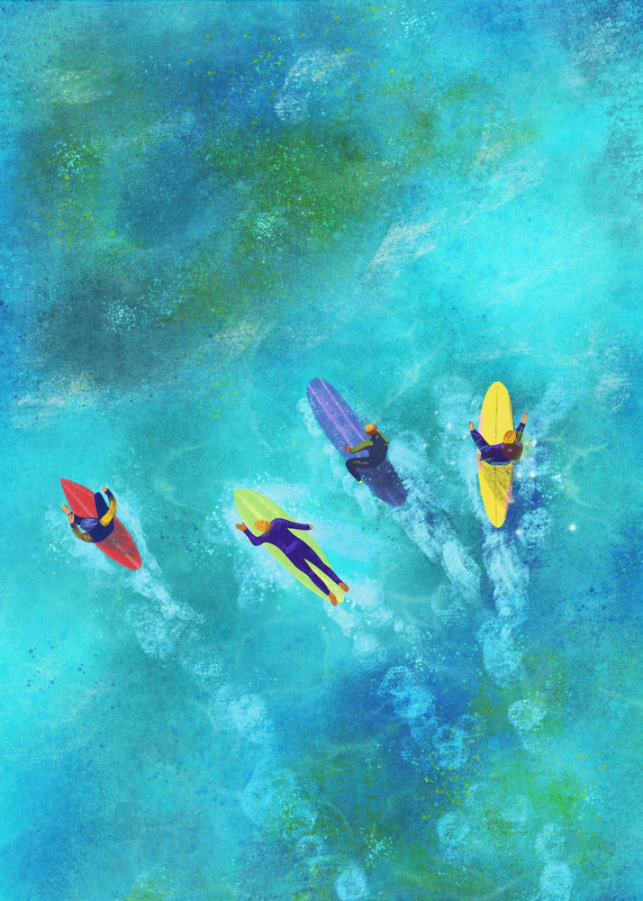 Surferzy Dudes | Wydruki na łótnie