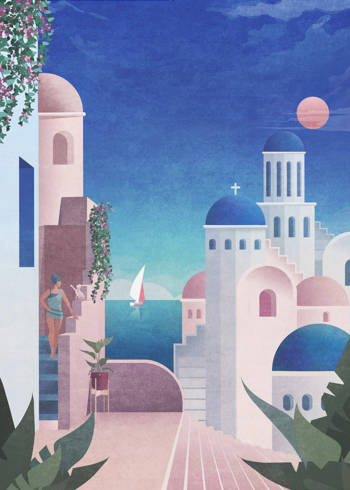 Santorini | Canvastaulut