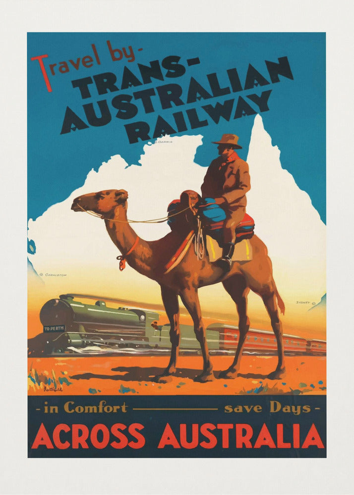 Transaustraliska järnvägen Poster | Canvas