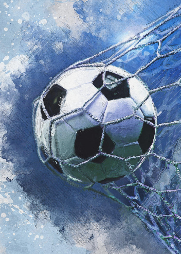 Fodbold 3 sportskunst | Lærredsbilleder