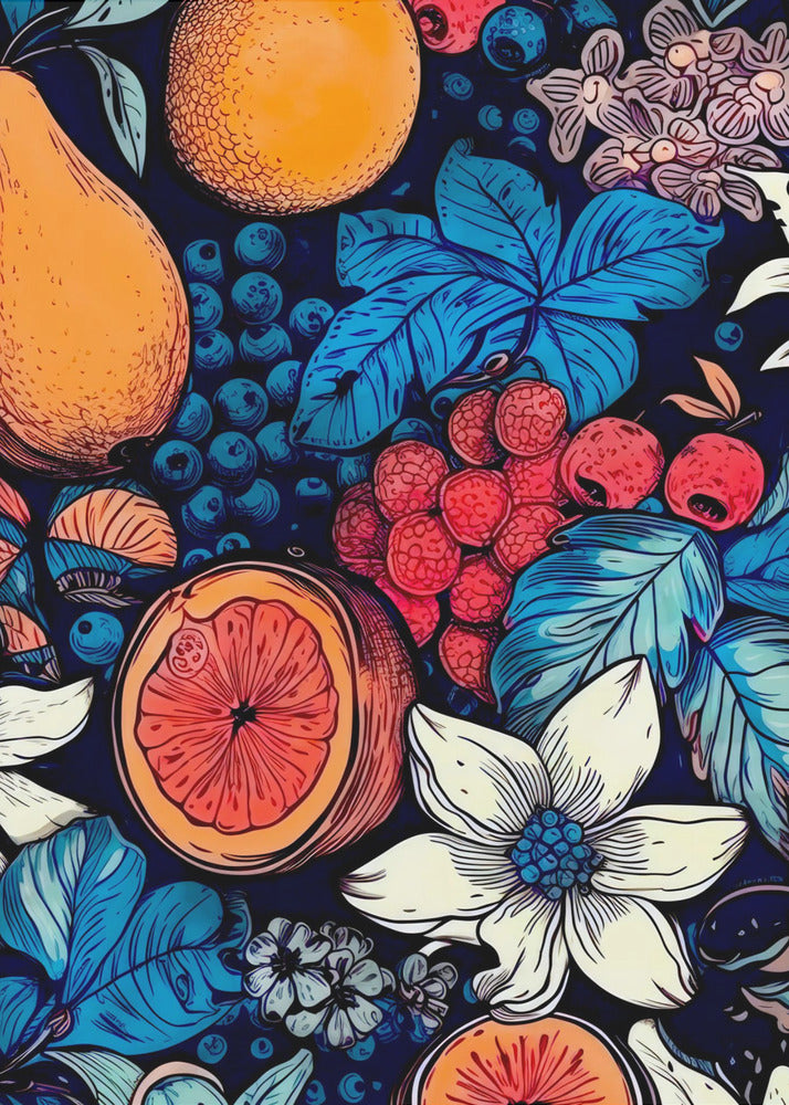 Fiori e frutti 6 | Poster - Stampe d’Arte
