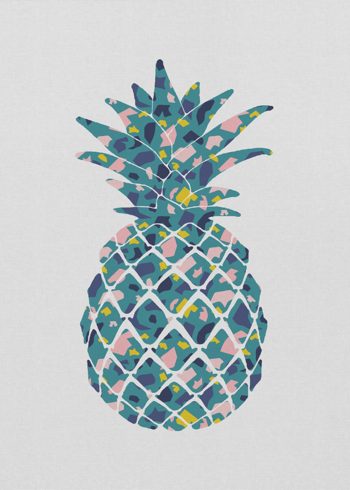 Ananas verde acqua | Poster - Stampe d’Arte
