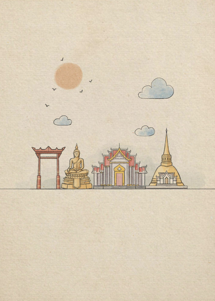 Niesamowity Bangkok | Wydruki na łótnie