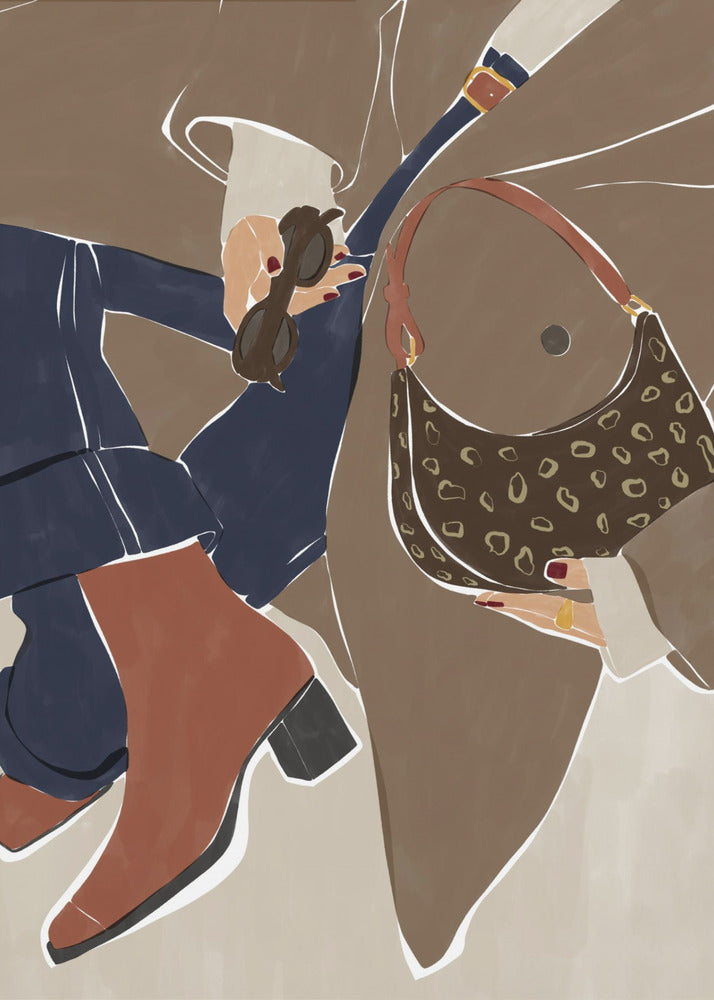 Fall Fashion Vibes Art Print By Ivy Green Illustrations | Canvas