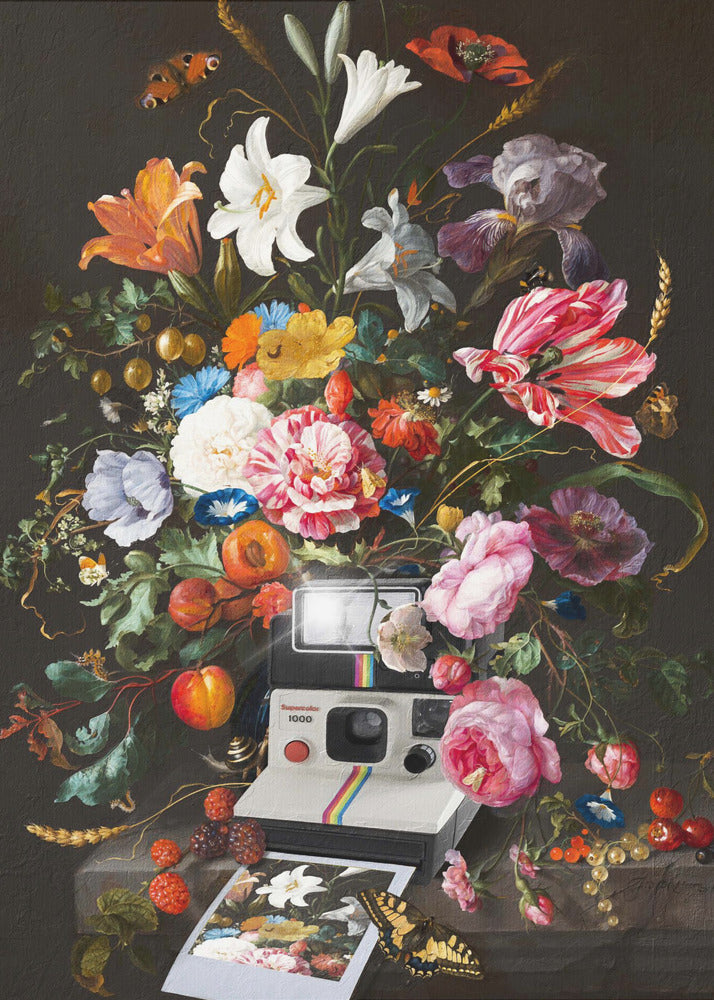 Floral Instant Photo | Poster