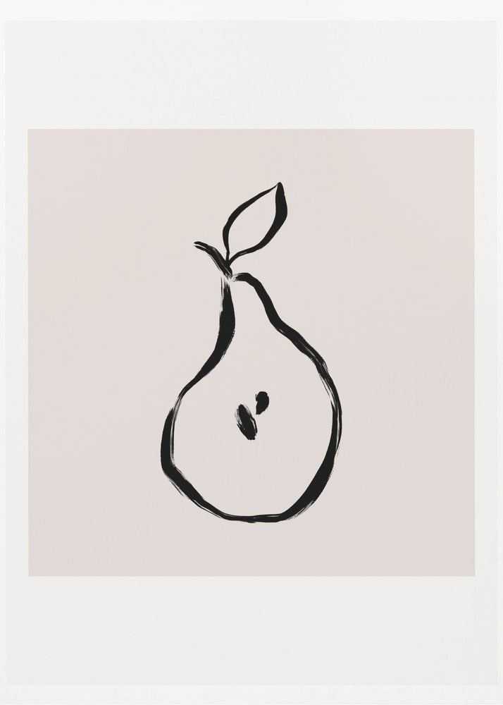 Minimal Pear | Poster