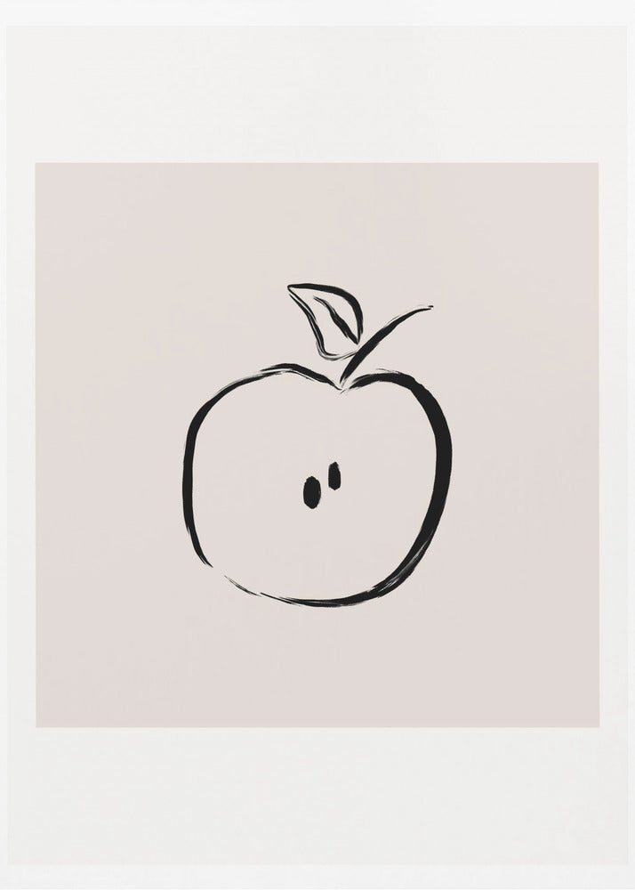 Minimalist Apple | Poster