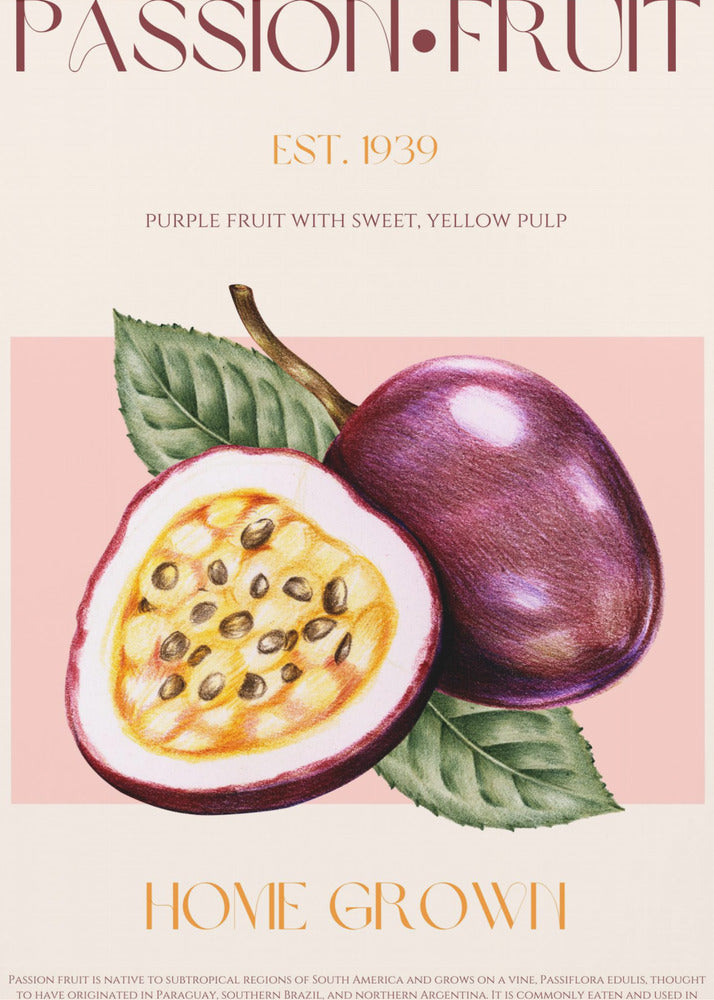 Livfull passionsfrukt | Poster