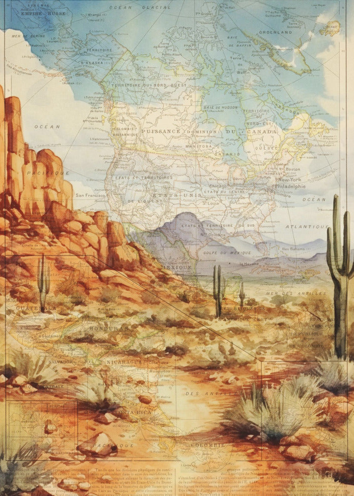 Wüste von Arizona | Leinwand-Bilder