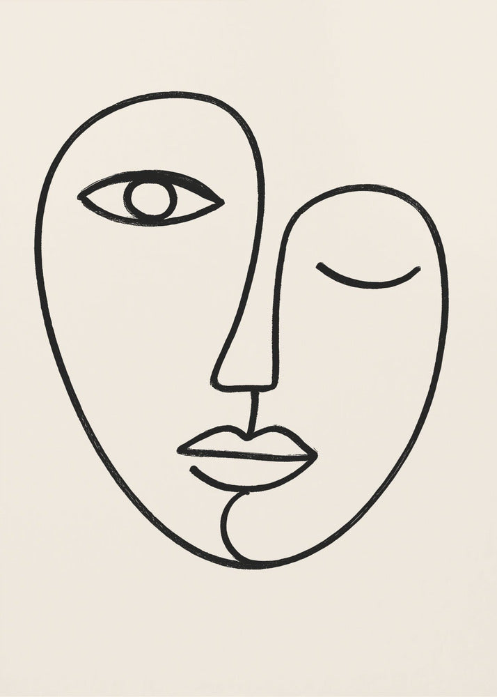 Minimalist Face | Poster